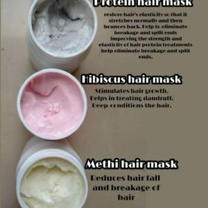 Variety of Hair Masks