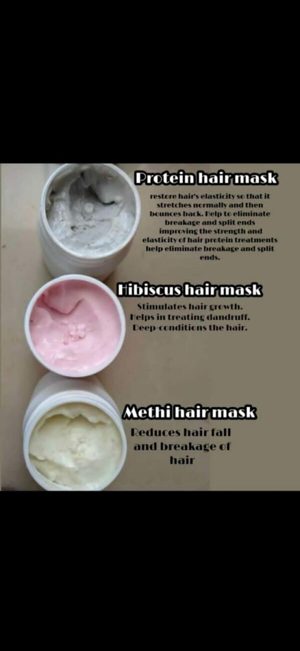 Variety of Hair Masks